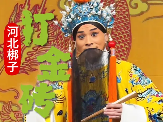 河北梆子《打金砖》,由优秀老生马曌演唱